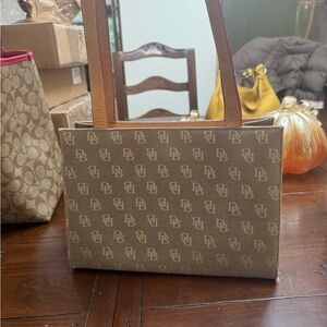 Dooney & Bourke Brown Monogram Tote
